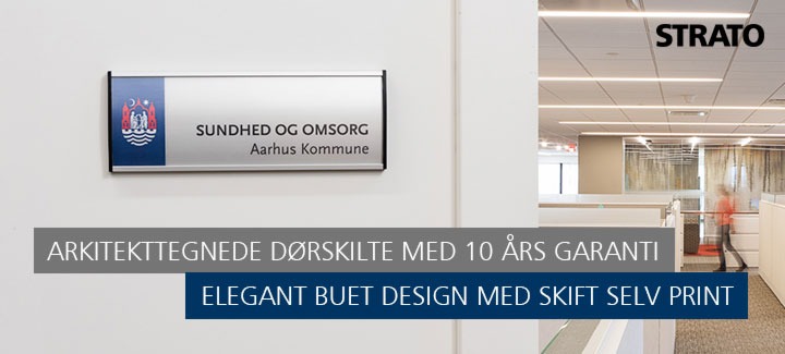 Strato Dørskilte Strato Dørskilte