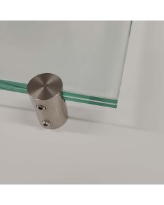 Premiumfix Glasskilt i str. 420x297mm, 2x4mm sikkerhedsglas, med 4 stk. afstandsbeslag med kantgreb