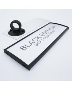 Strato Door Sign in size 78x210mm "Black Edition"