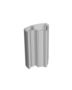 Basic Post, Silver Anodised, Length 5m