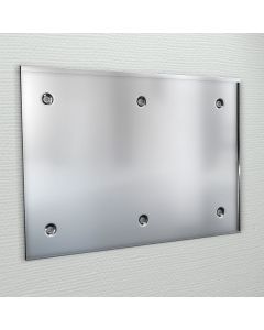 GlasFix - Door and wall sign in size 150x150mm Square