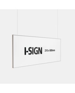 Classic Suspended sign - I-Sign 210x600 mm