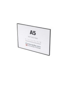 I-Sign Eco Dørskilte i str. A5 210x150 mm - Sort skilteholder