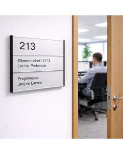 Modul Plus Combi Door Sign in size 154x210mm - Low Cost