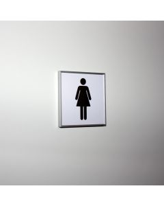 Women pictogram toilet signs in size 110x110mm