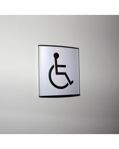 Strato toilet sign for handicap toilet (size 150x150mm)