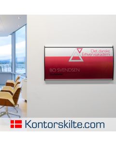Strato Wall Sign in aluminum (148x297mm)