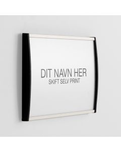 A6 door sign in a stylish design - Strato 109x150 mm