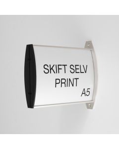Elegant A5 Projecting sign - Strato 148x210 mm