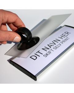 Classic door sign - Strato in size 78x297mm 