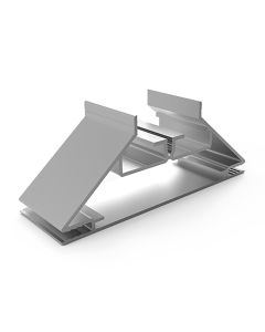 LED Backlit Textile Profile, Double sided 127x50mm