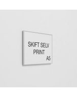 I-Sign Wall Sign A5 in aluminum (210x148mm) - Exclusive A5 Wall sign