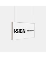 Elegant Suspended sign - I-Sign 210x420 mm 