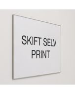 I-Sign Vægskilt A1 i aluminium (841x594mm)