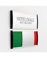 Populært sæt - Rød/grøn optagetskilt kombineret med dørskilt - Strato i str. 78x210 mm