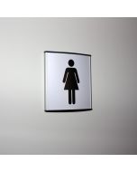 Toilet sign for ladies toilet