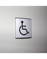 Strato toilet sign for handicap toilet (size 150x150mm)