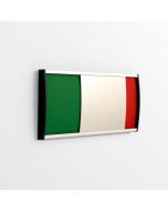 Optagetskilte i et klassisk rød/grøn design med sølv skyder - Strato i str. 78x210 mm