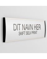 Flotte Kontorskilte i aluminium - Strato Dørskilt 109x420 mm