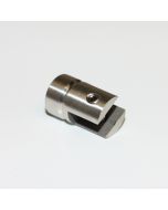 Væg- og Loftbeslag med Kantgreb i Rustfri Stål, Ø18/10mm