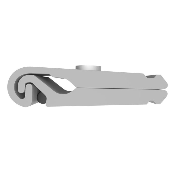 50 pcs. Alu clamp with Inox Screw M10