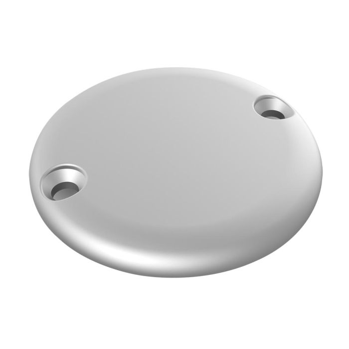 10 pcs. Top Cap for 60mm round pole, die cast, Silver powder coated, Screws Included