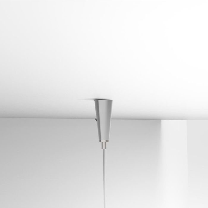 Wire Lock, Suspension Clip Conical for a 1,5mm wire in Silver