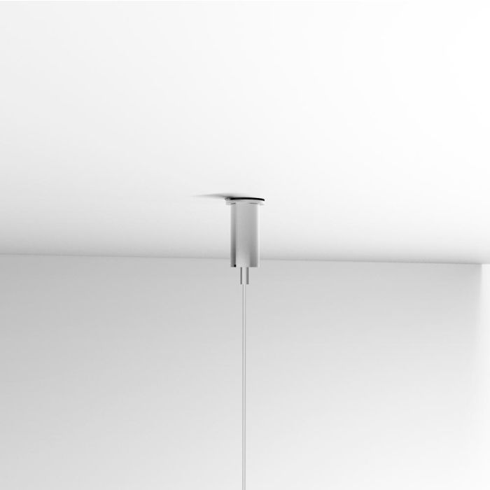 Wire Lock, Suspension Clip Cylindrical for a 1,5mm wire in Silver