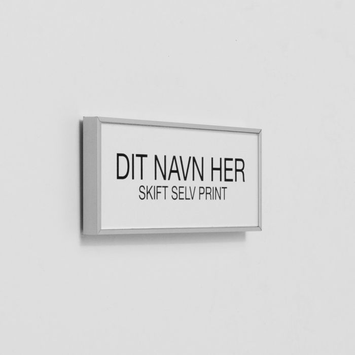 Classic name and door sign - I-Sign 52x148 mm