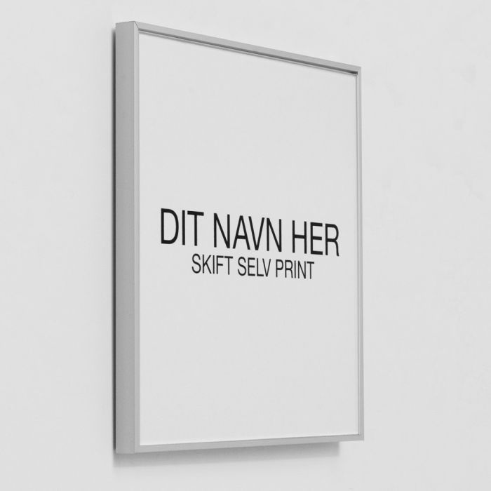 Enkelt og stilrent dørskilt - I-Sign 148x150 mm