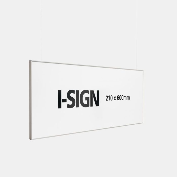 Classic Suspended sign - I-Sign 210x600 mm