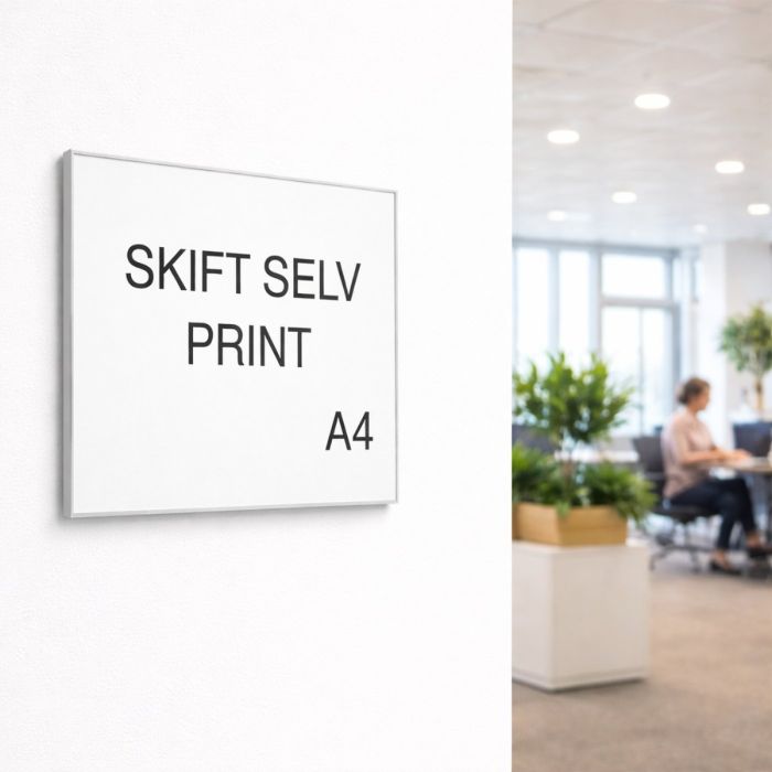  I-Sign Wall Sign A4 in size 302x213mm