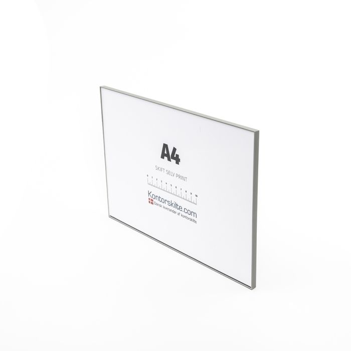 I-Sign Eco Vægskilt i str. 210x297 mm (A4) - Grå