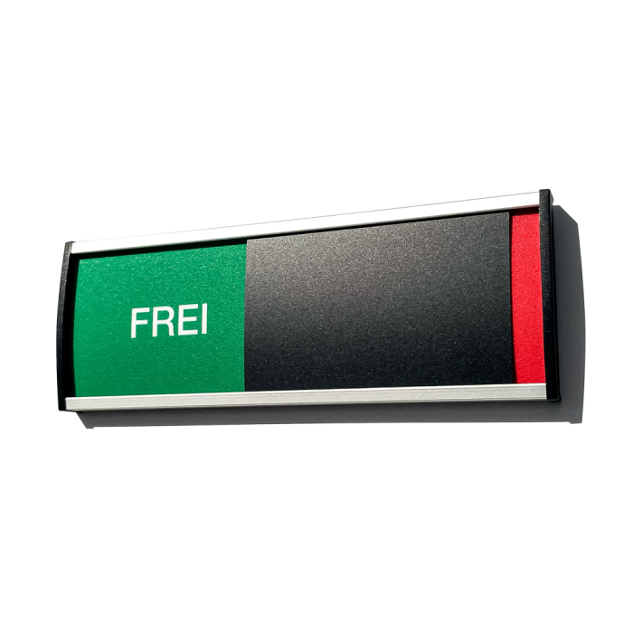 Strato Frei/Besetzt Sign in size 56x150mm