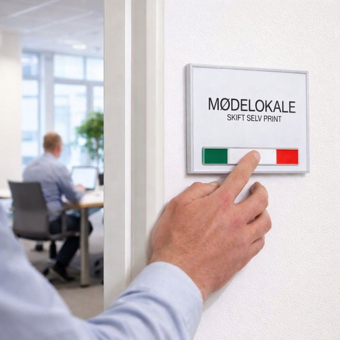 Exclusive A6 door and Occupied sign - I-Sign 105x148 mm