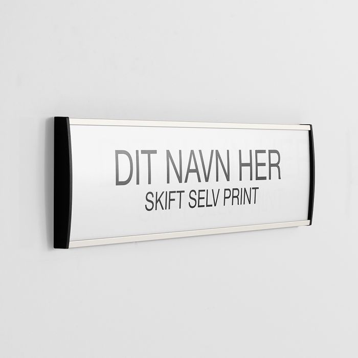 Classic door sign - Strato in size 78x297mm 