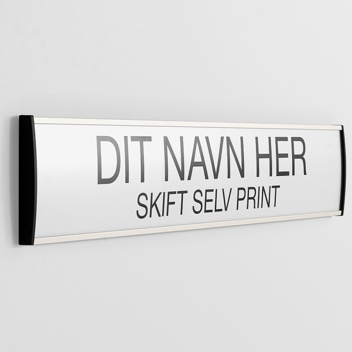 Informationsskilt i aluminium - Strato i str. 78x420mm