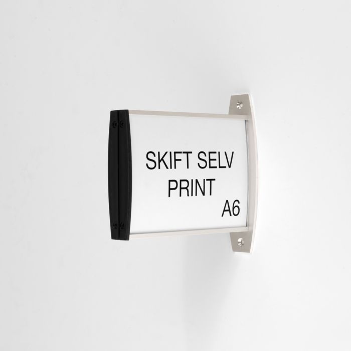 A6 informationsskilt i alu - Strato A6 (109x148mm) 