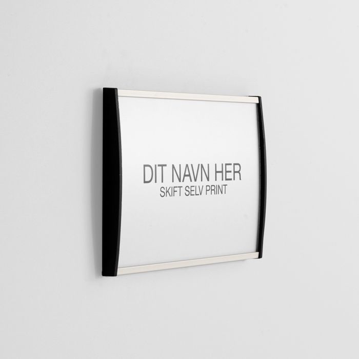 A6 door sign in a stylish design - Strato 109x150 mm