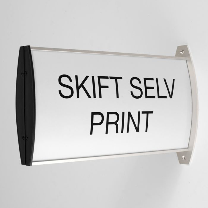 Strato Dobbeltsidet udhængsskilt (150x297mm)