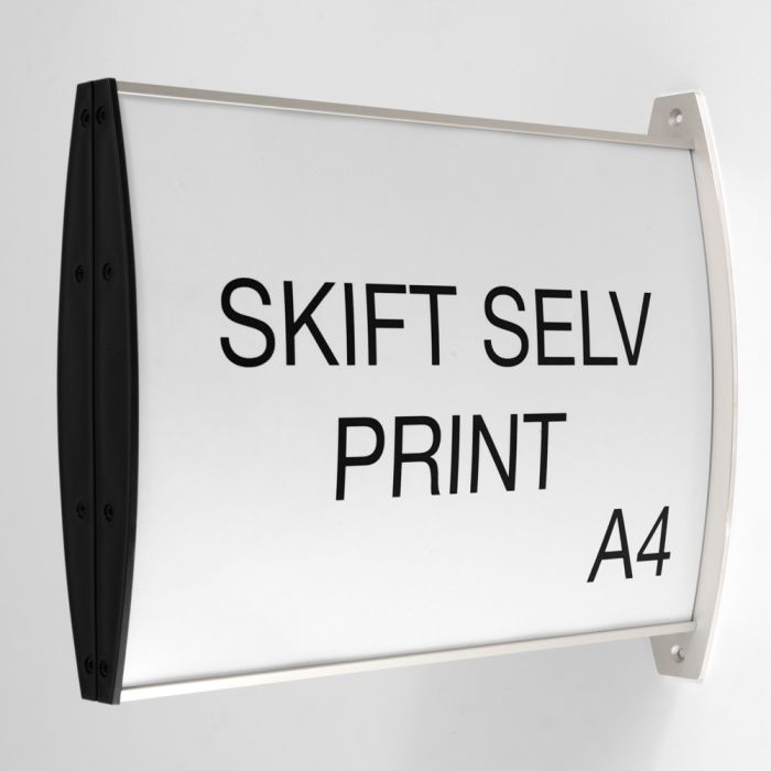 Classic A4 Flag mounted sign - Strato 210x297 mm