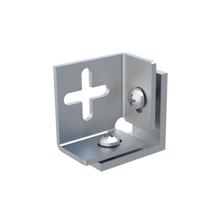 10 pcs. Square corner connector for Textile frame for profile TEXSSHD27, TEXNICHE, TEXDSLD45