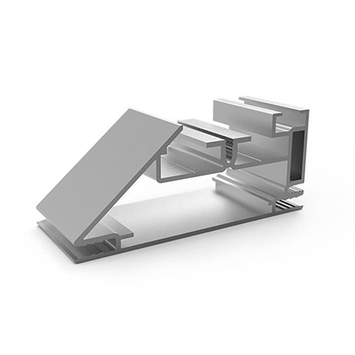 LED Backlit Textile Profile, Single sided 102x42,5mm 