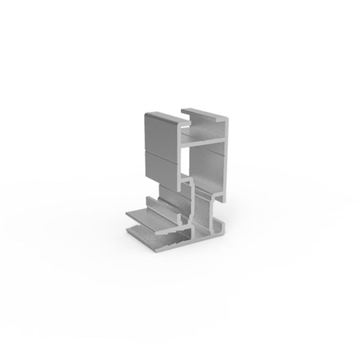 Single sided textile frame profile 27x40mm